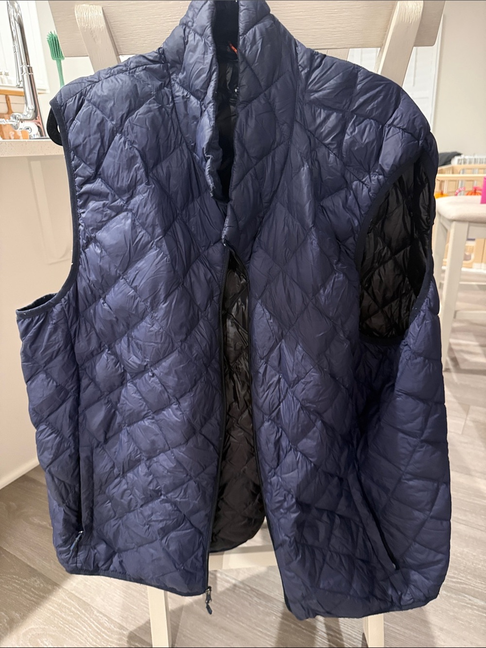 Hawke & Co Navy Quilted Puffer Vest